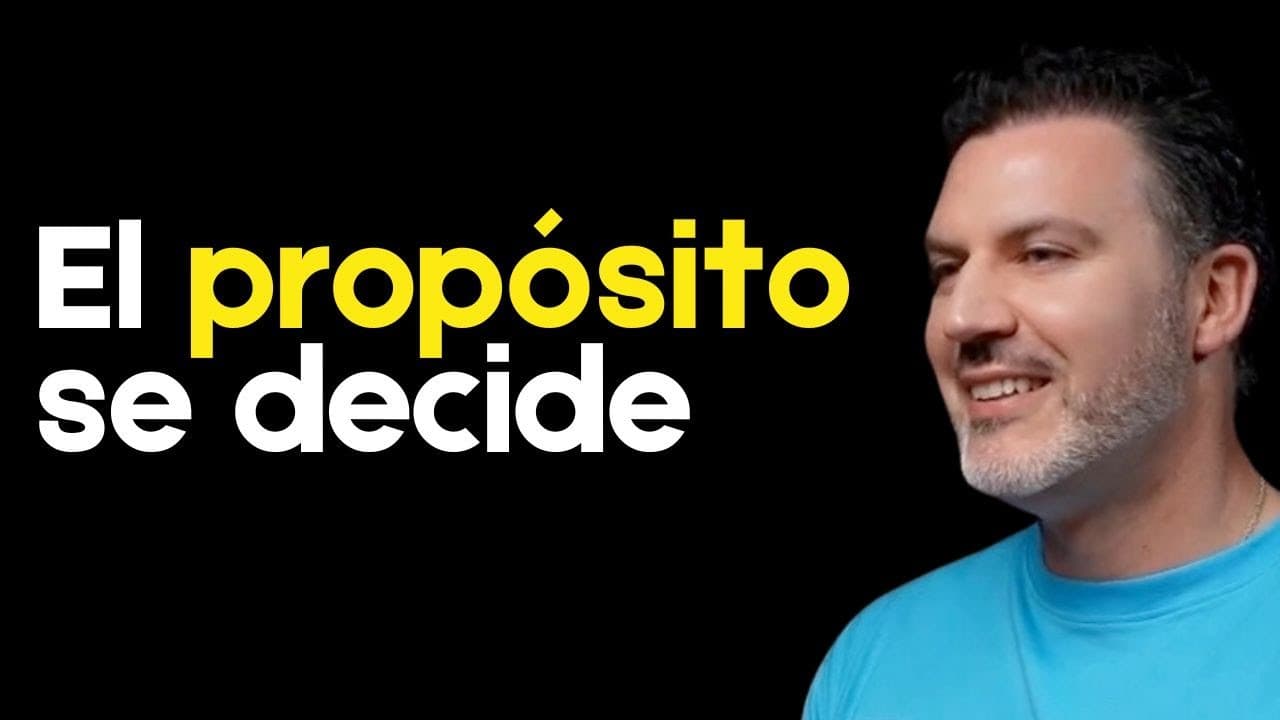 El propósito se decide, no se encuentra